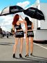 Les umbrellas girls du MotoGP de Brno en 2010